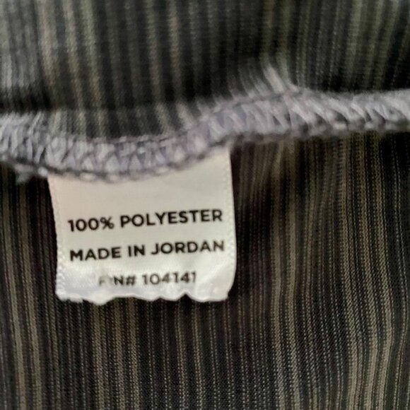 Walter Hagen Essentials Gray Black Striped Polyester Polo Shirt Men's Size XL - Picture 10 of 10